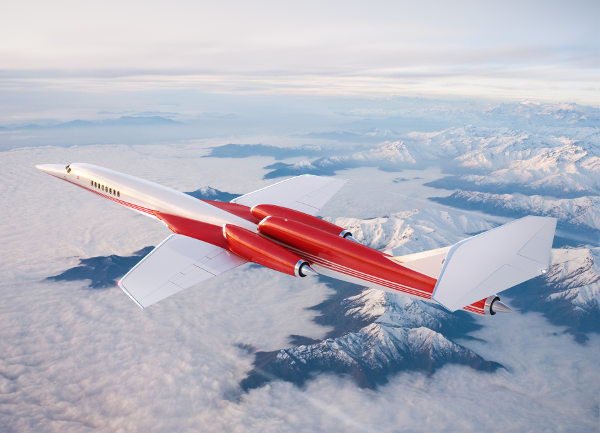 Aerion AS2 In Flight 
