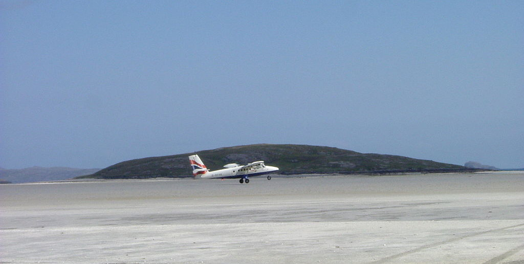 Barra Airport, Outer Hebrides, Scotland