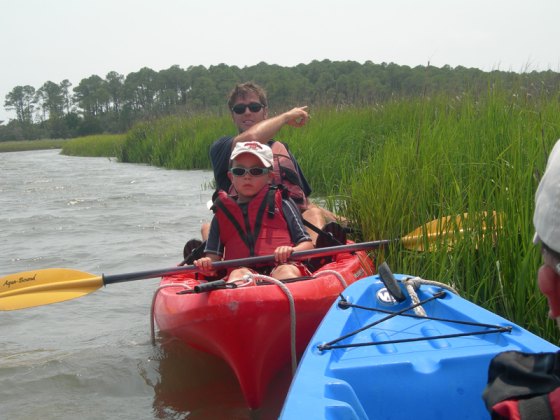 Chen Family kayaking