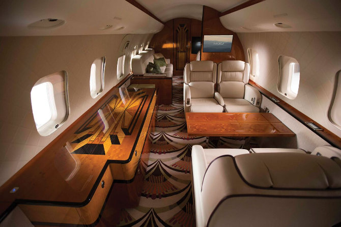 Flexjet Global Express interior