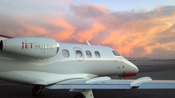 JetSuite Las Vegas Sunset