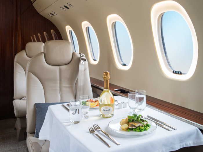 NetJets Citation Latitude Interior