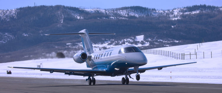 Pilatus PC-24 at Steamboat Springs