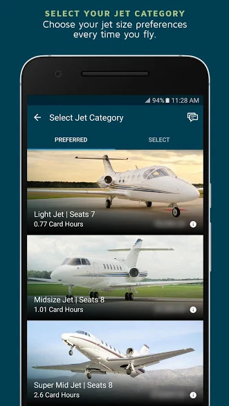 Sentient Jet App