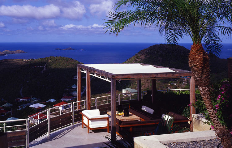 Solstice St Barth's deck