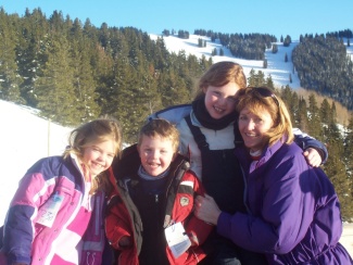 Vail Skiing Family